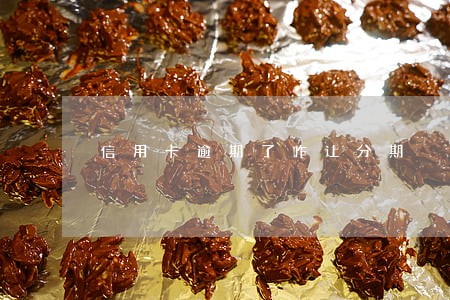 信用卡逾期了咋让分期 信用卡逾期了咋让分期