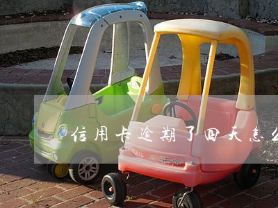 信用卡逾期了四天怎么办 信用卡逾期了四天怎么办