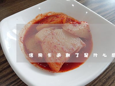 信用卡逾期了是什么后果 信用卡逾期了是什么后果
