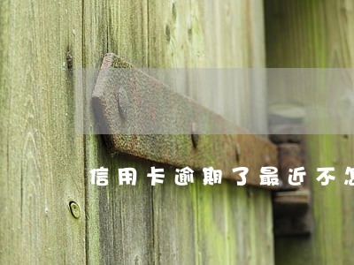 信用卡逾期了最近不怎么打电话了 信用卡逾期了最近不怎么打电话了