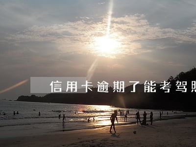 信用卡逾期了能考驾照吗