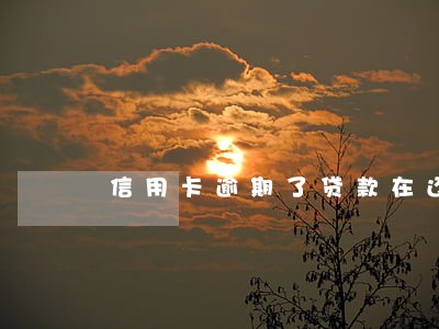 信用卡逾期了贷款在还 信用卡逾期了贷款在还