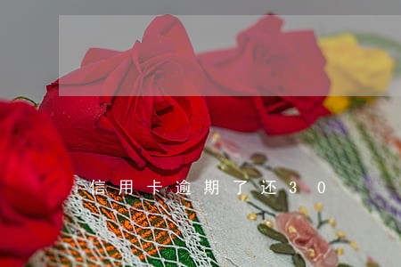信用卡逾期了还30