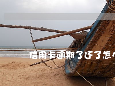 信用卡逾期了还了怎么恢复征信 信用卡逾期了还了怎么恢复征信