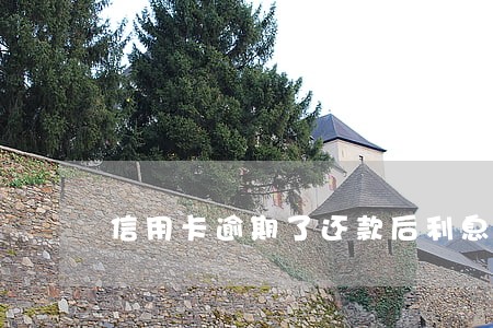 信用卡逾期了还款后利息怎么算 信用卡逾期了还款后利息怎么算