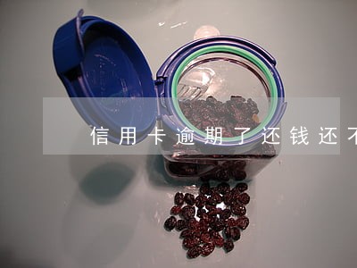 信用卡逾期了还钱还不进去