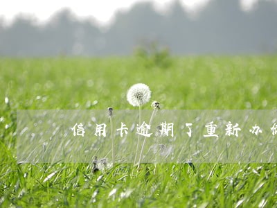 信用卡逾期了重新办储蓄卡 信用卡逾期了重新办储蓄卡