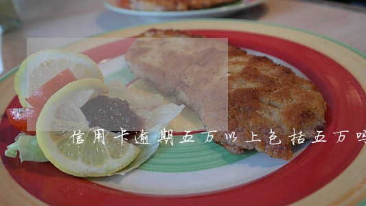 信用卡逾期五万以上包括五万吗 信用卡逾期五万以上包括五万吗