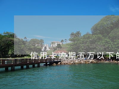 信用卡逾期五万以下的会坐牢吗 信用卡逾期五万以下的会坐牢吗