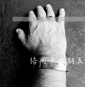 信用卡逾期五千能不能还本金 信用卡逾期五千能不能还本金