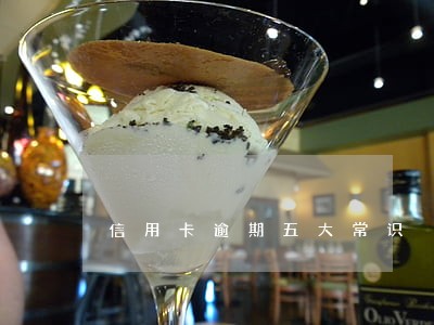 信用卡逾期五大常识 信用卡逾期五大常识