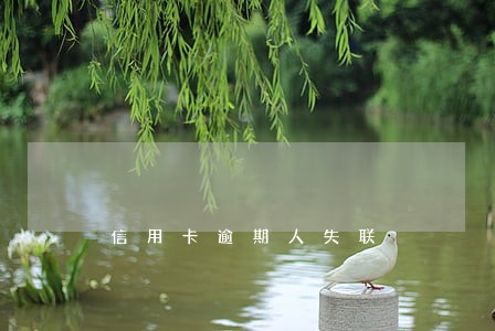 信用卡逾期人失联
