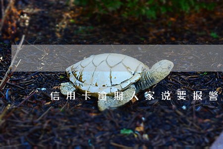 信用卡逾期人家说要报警抓我 信用卡逾期人家说要报警抓我