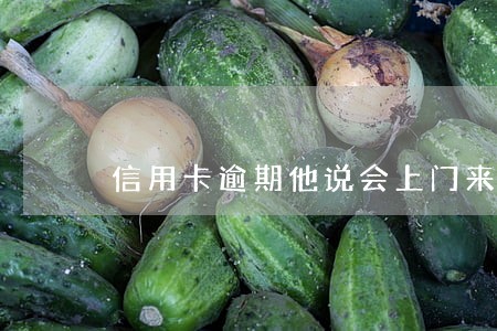 信用卡逾期他说会上门来找我 信用卡逾期他说会上门来找我