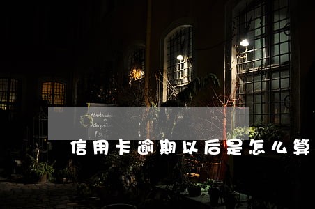 信用卡逾期以后是怎么算利息的 信用卡逾期以后是怎么算利息的