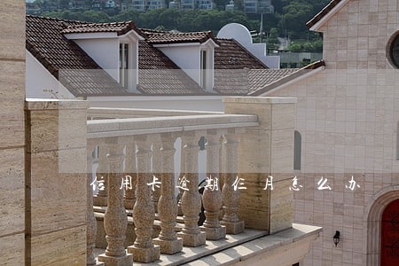 信用卡逾期仨月怎么办 信用卡逾期仨月怎么办