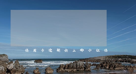 信用卡逾期会上哪个征信 信用卡逾期会上哪个征信