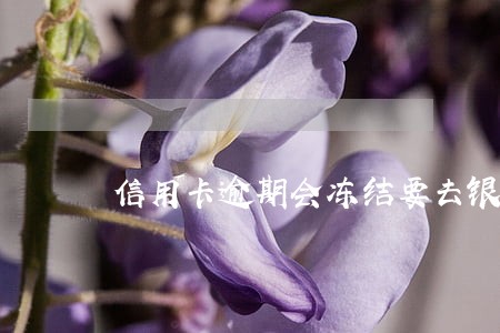 信用卡逾期会冻结要去银行解封吗 信用卡逾期会冻结要去银行解封吗