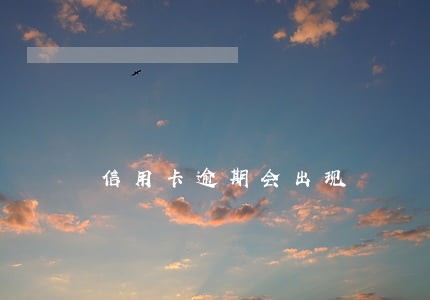 信用卡逾期会出现 信用卡逾期会出现