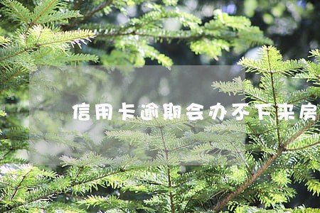 信用卡逾期会办不下来房贷吗 信用卡逾期会办不下来房贷吗