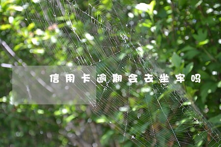 信用卡逾期会去坐牢吗 信用卡逾期会去坐牢吗