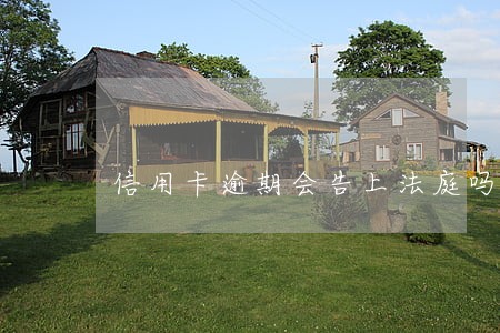 信用卡逾期会告上法庭吗6 信用卡逾期会告上法庭吗6