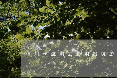 信用卡逾期会影响出境游