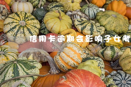 信用卡逾期会影响子女考军校吗 信用卡逾期会影响子女考军校吗