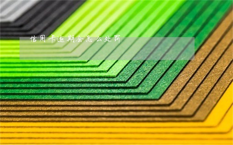 信用卡逾期会怎么处罚 信用卡逾期会怎么处罚