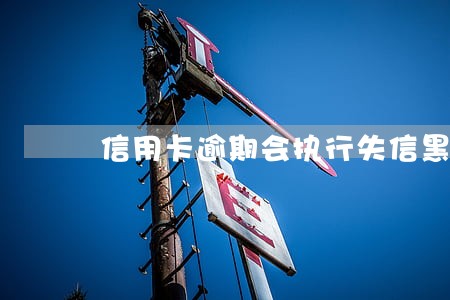 信用卡逾期会执行失信黑名单吗 信用卡逾期会执行失信黑名单吗