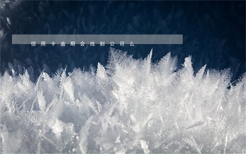 信用卡逾期会找到公司么 信用卡逾期会找到公司么