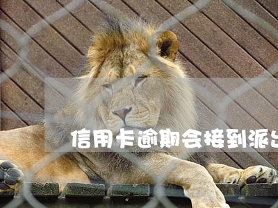 信用卡逾期会接到派出所电话吗