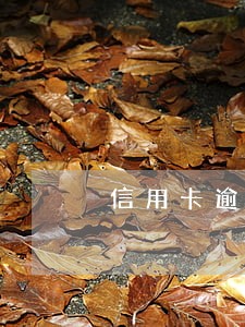 信用卡逾期会村委会 信用卡逾期会村委会