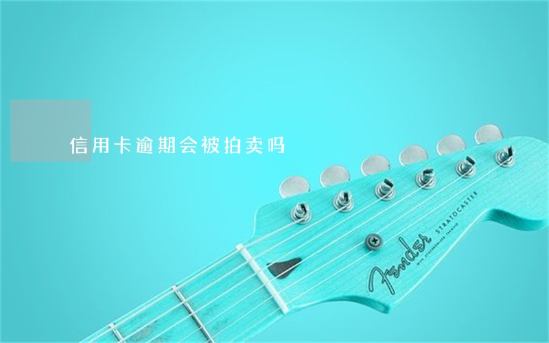 信用卡逾期会被拍卖吗