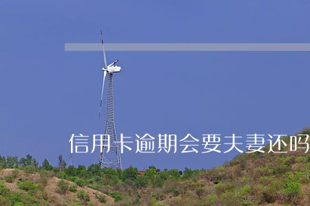 信用卡逾期会要夫妻还吗 信用卡逾期会要夫妻还吗