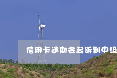 信用卡逾期会起诉到中级法院吗 信用卡逾期会起诉到中级法院吗