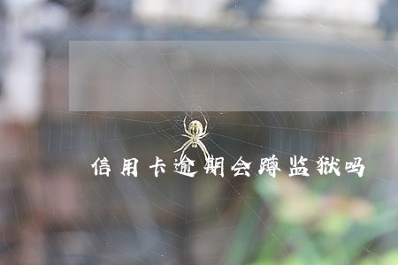 信用卡逾期会蹲监狱吗 信用卡逾期会蹲监狱吗