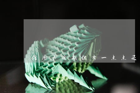 信用卡逾期但有一点点还