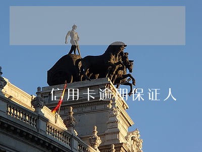 信用卡逾期保证人