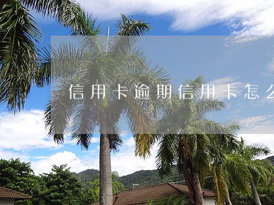 信用卡逾期信用卡怎么解封