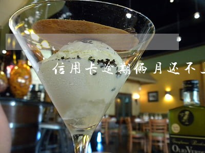 信用卡逾期俩月还不上怎么办 信用卡逾期俩月还不上怎么办