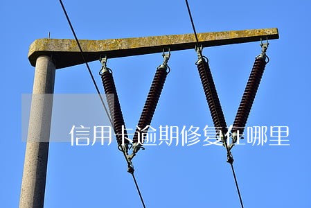 信用卡逾期修复在哪里