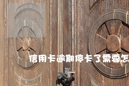 信用卡逾期停卡了需要怎么弄 信用卡逾期停卡了需要怎么弄
