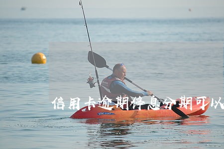 信用卡逾期停息分期可以吗 信用卡逾期停息分期可以吗