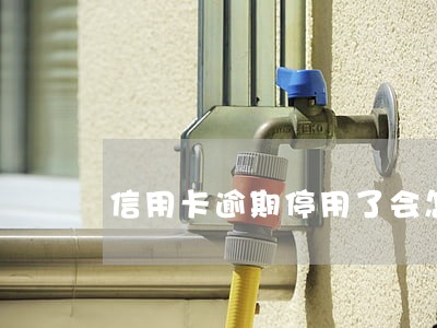 信用卡逾期停用了会怎么样 信用卡逾期停用了会怎么样