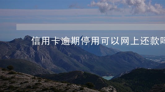 信用卡逾期停用可以网上还款吗 信用卡逾期停用可以网上还款吗