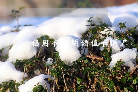 信用卡逾期储值卡销户 信用卡逾期储值卡销户