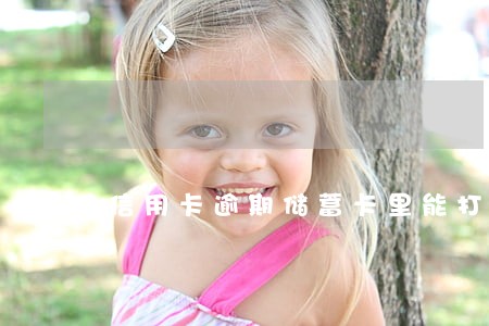 信用卡逾期储蓄卡里能打钱吗
