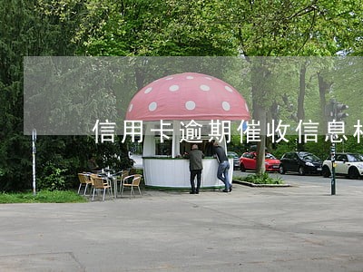 信用卡逾期催收信息样板