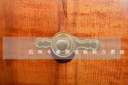 信用卡逾期催收联合警察骗我